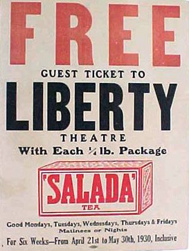 Liberty Theatre - Old Guest Ticket (newer photo)